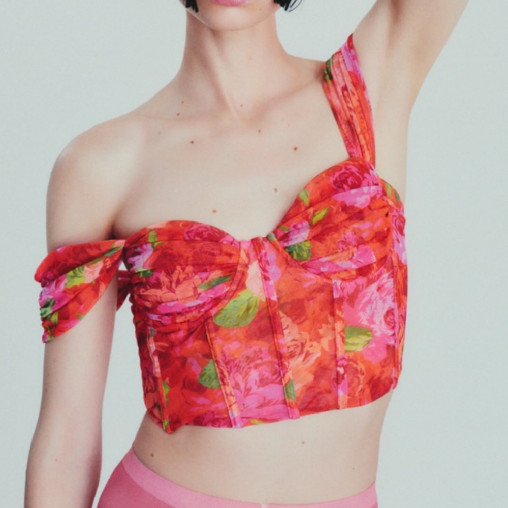 Floral Corset Top
